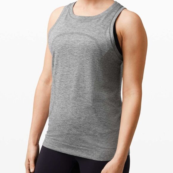 Lululemon Swiftly Relaxed Tank Slate / White - Picture 5 of 5